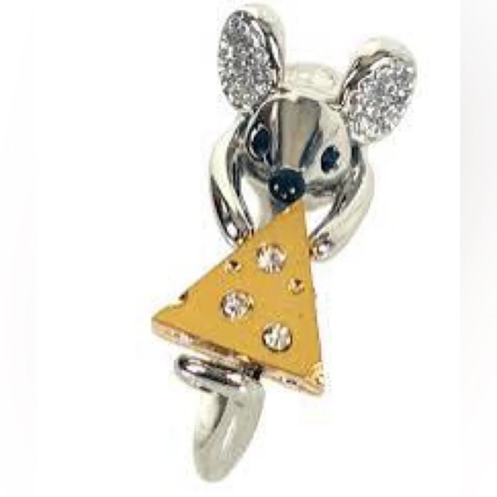 KATE SPADE Authentic Year Of The Rat Mouse And Cheese Ring Size 7